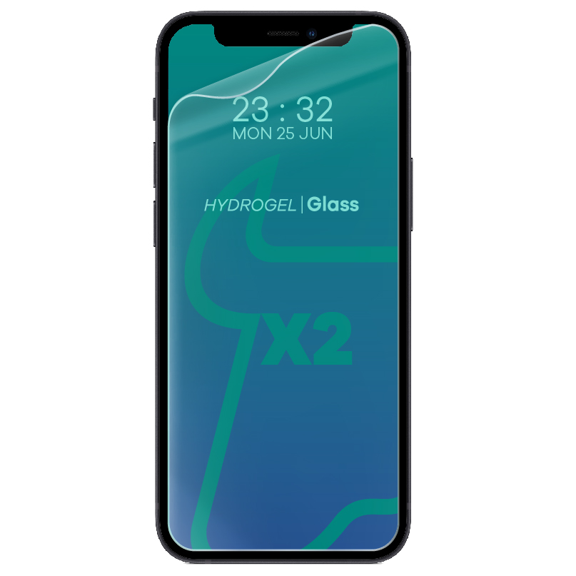 Folia hydrożelowa Bizon Film Hydrogel Front Duo dla iPhone 12 Mini, 2 sztuki